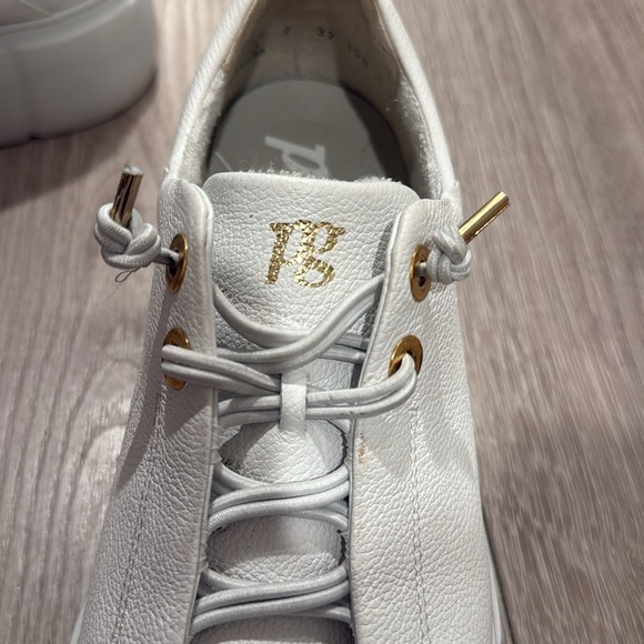 PAUL GREEN Abbey White Leather Slip On Sneaker Size 9 - Picture 8 of 10